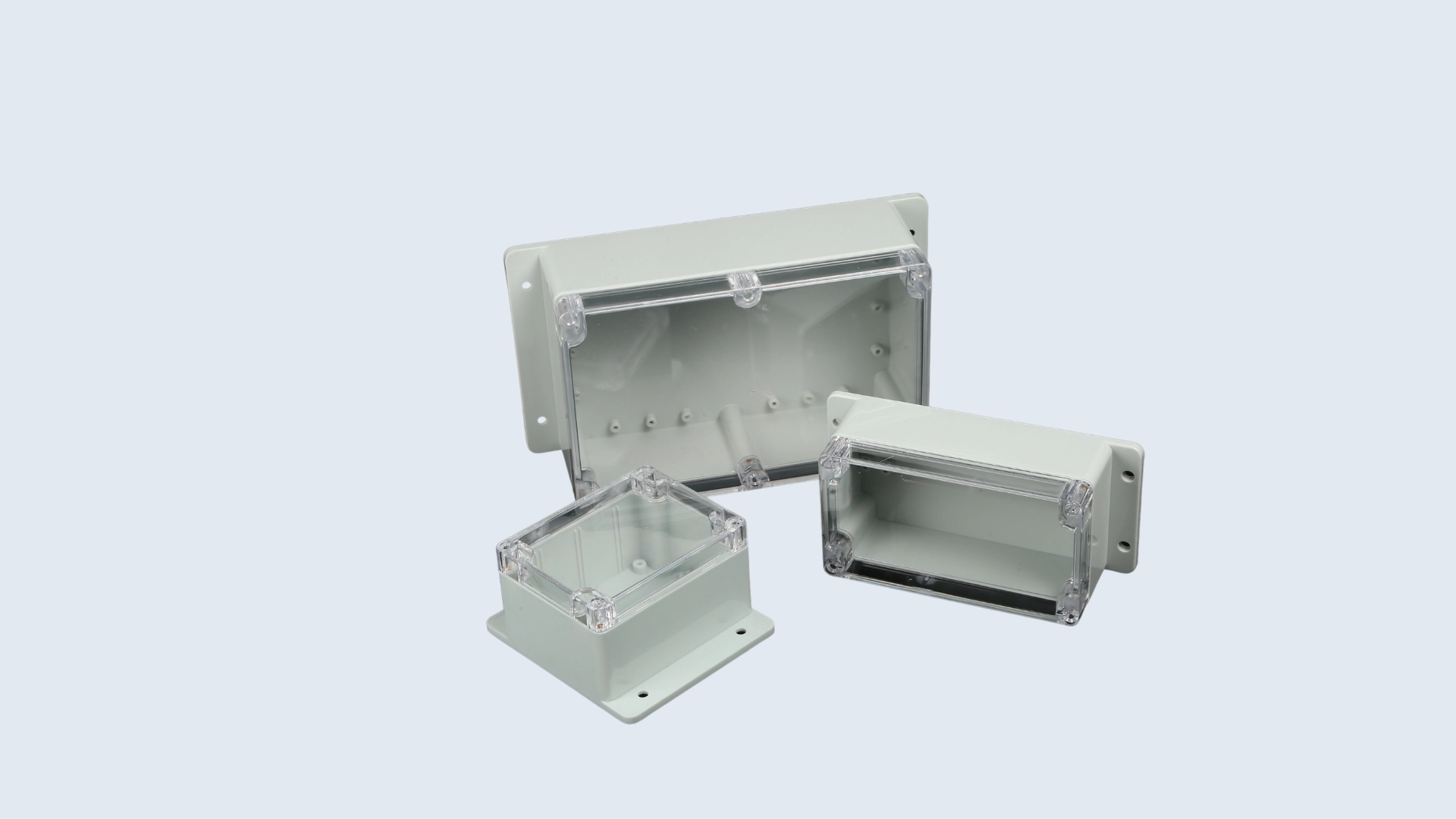 F Series Transparent Cover with Mounting Ears